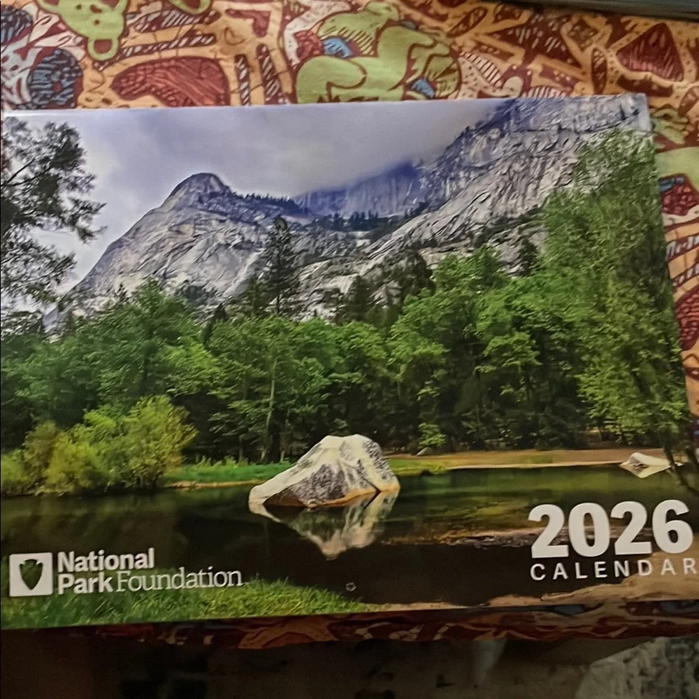 2026 Calendar - Green and White